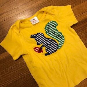 Hanna Andersson Squirrel Shirt 12-18M 75cm